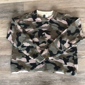 Camo sweater